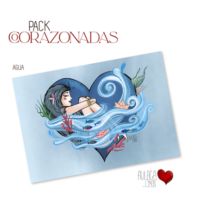 4 CORAZONADAS · 4 ilustraciones