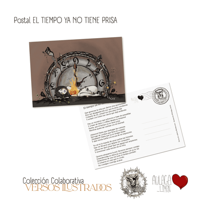 4 Postales VERSOS ILUSTRADOS · Imbecerro & Aulaga