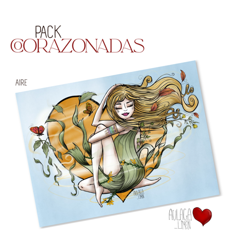 4 CORAZONADAS · 4 ilustraciones