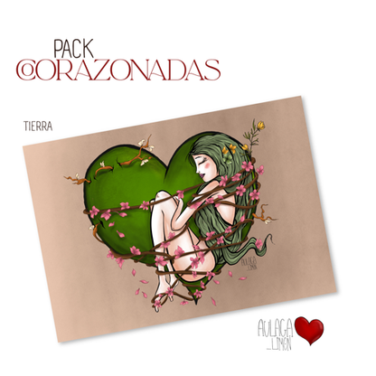 4 CORAZONADAS · 4 ilustraciones