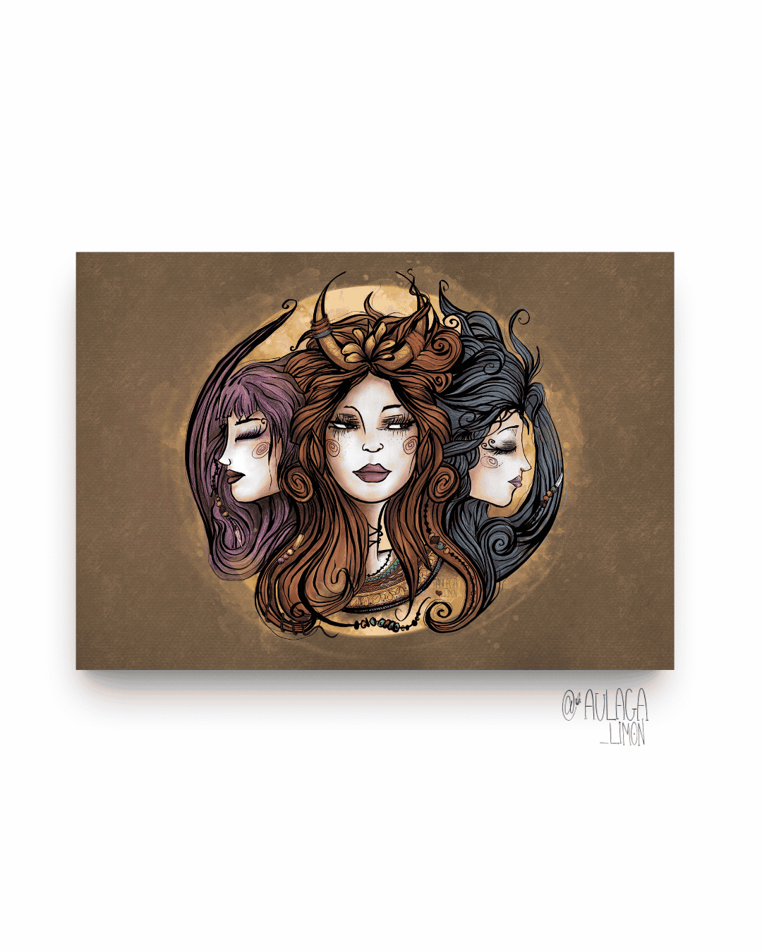 Ilustración 🌙 Triple Diosa