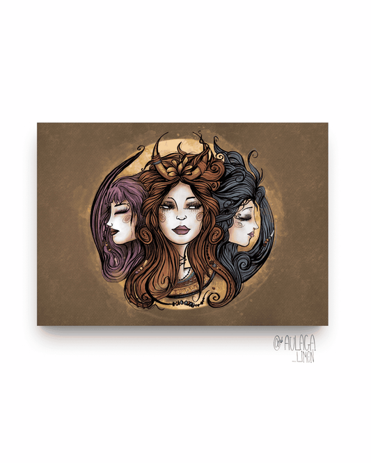 Ilustración 🌙 Triple Diosa