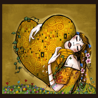 El Beso - Lienzo 60x60 cm
